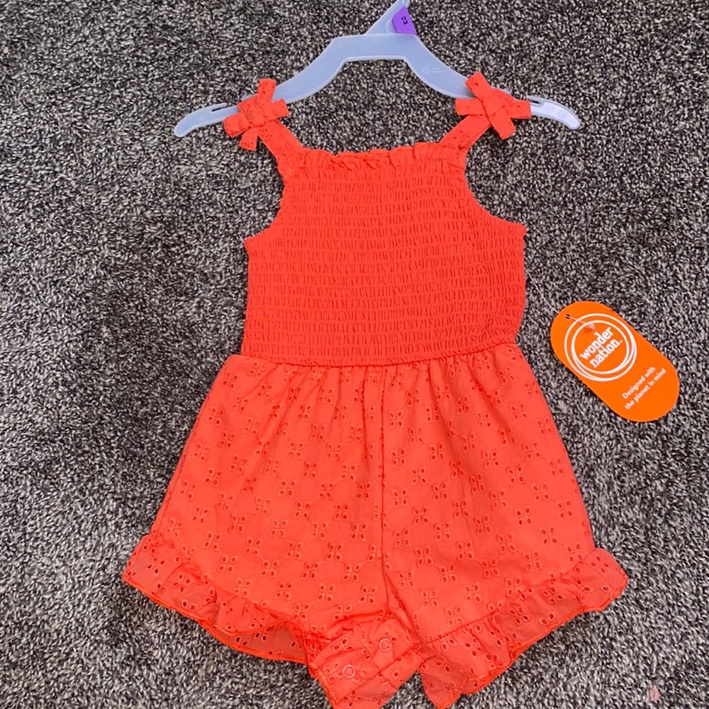 Brand new with tags 12 month baby girl romper